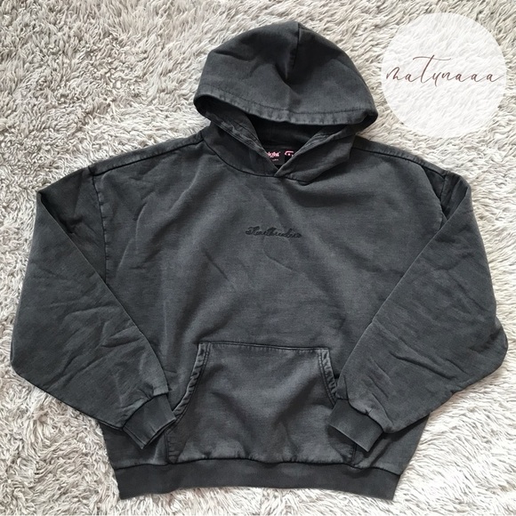 Voight by Valentina Tops - Voight by Valentina Heartbreaker Hoodie in Black